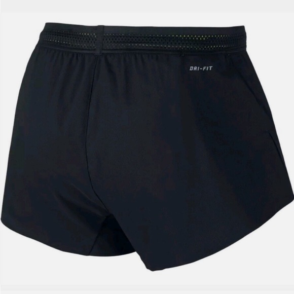 New With Tags Nike Men’s Aeroswift Running Racing Shorts 2" Black Volt - Picture 12 of 12